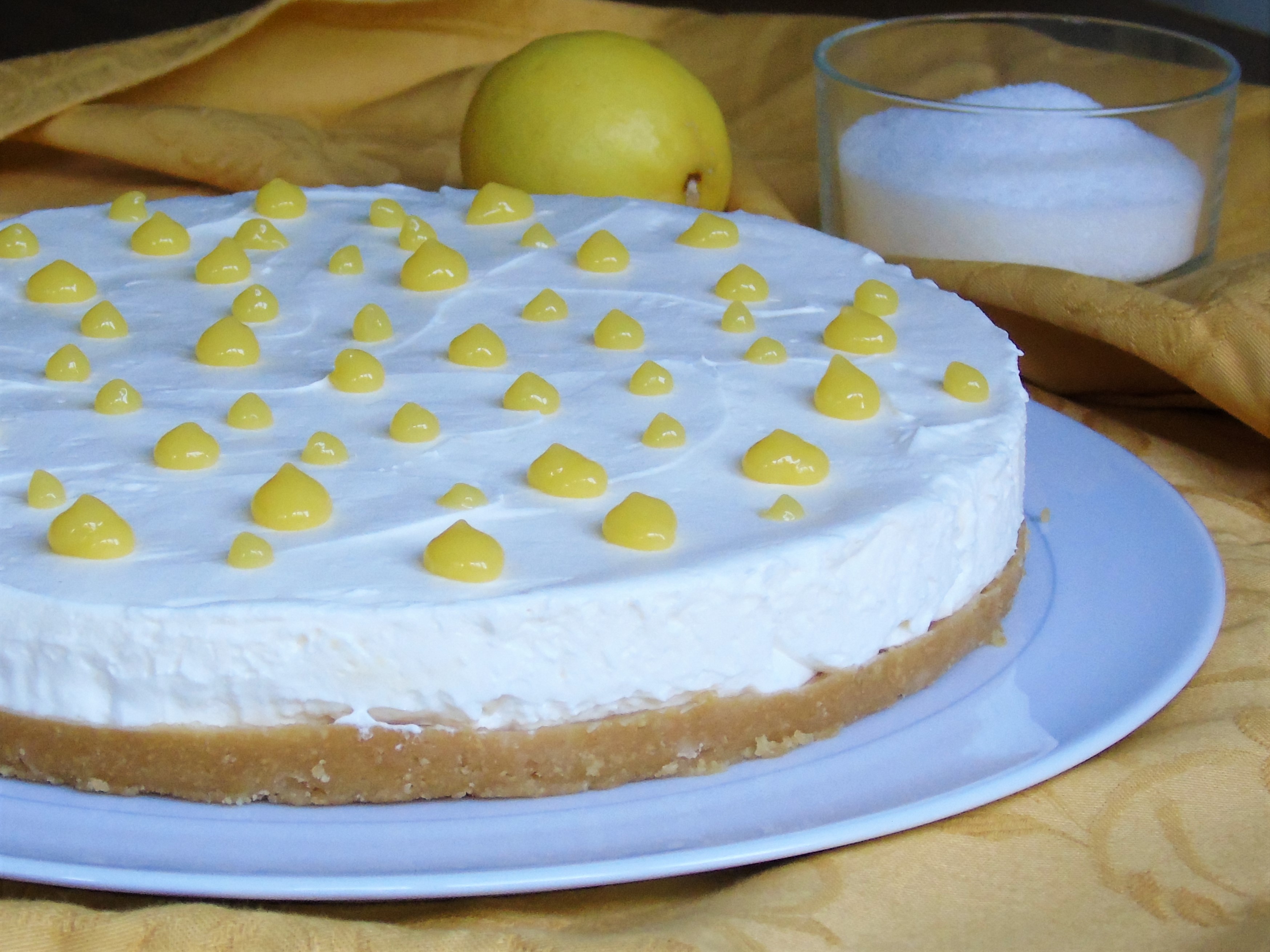 Cheesecake al lemon curd